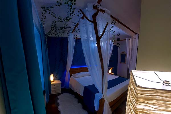 dettagli camera Fantasy al B&B Fairy Castle